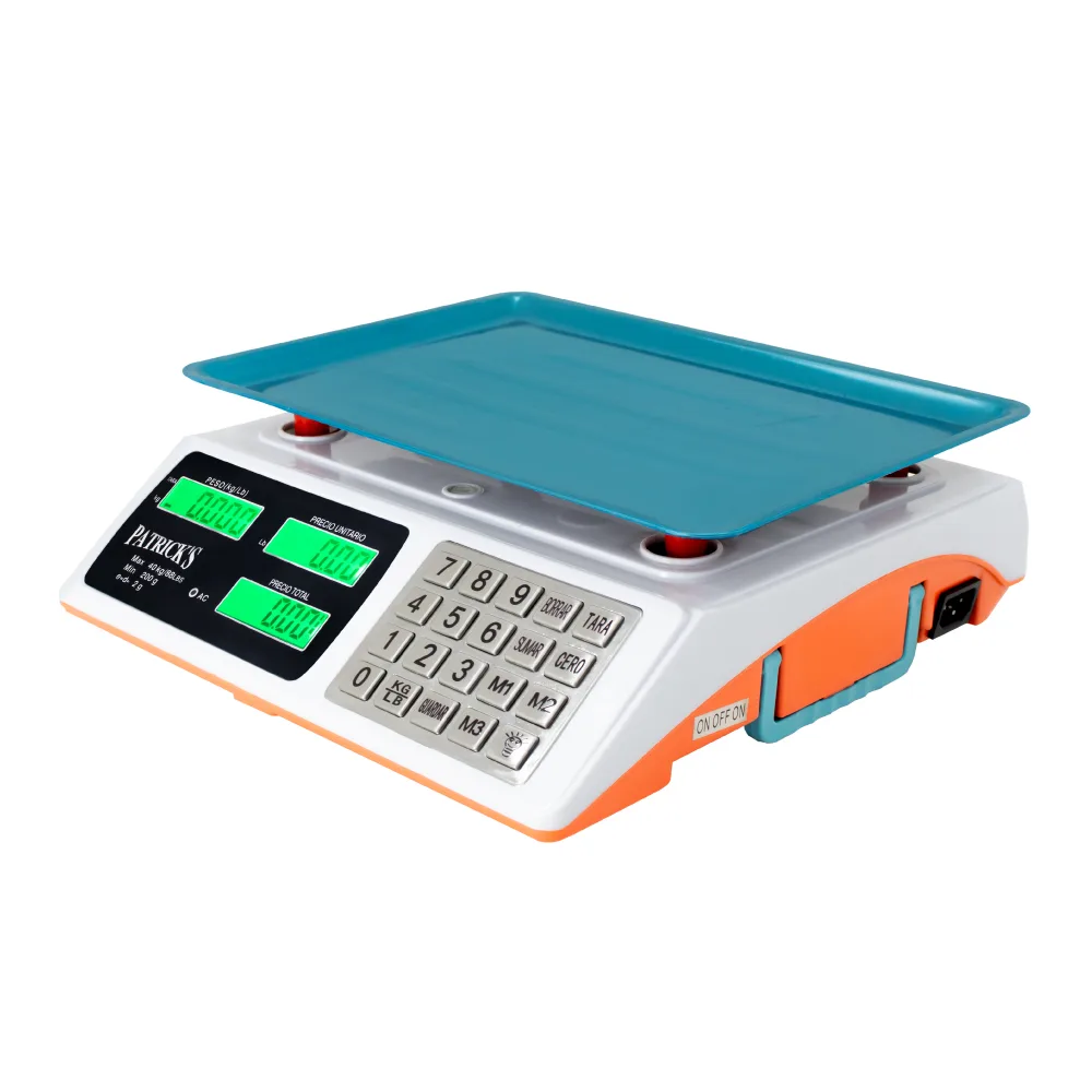 Balanza Comercial Patrick's ACS-826T de 30 Kilos