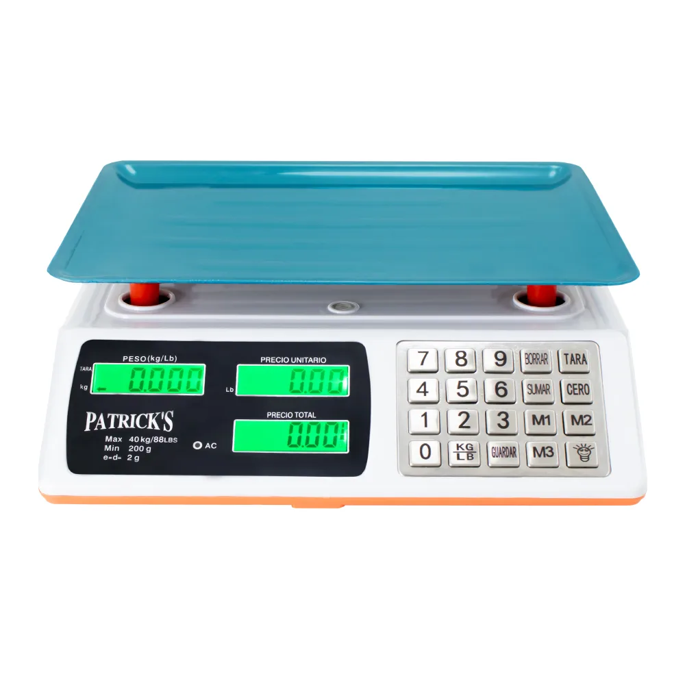 Balanza Comercial Patrick's ACS-826T de 30 Kilos