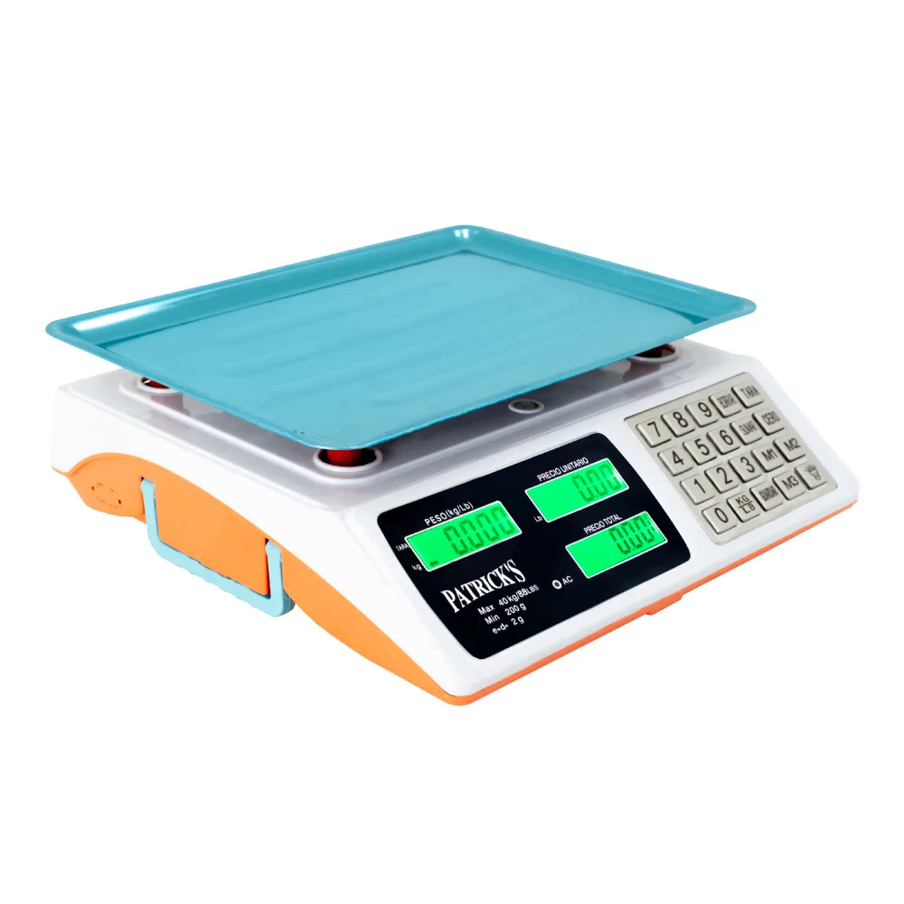 Balanza Comercial Patrick's ACS-826T de 30 Kilos